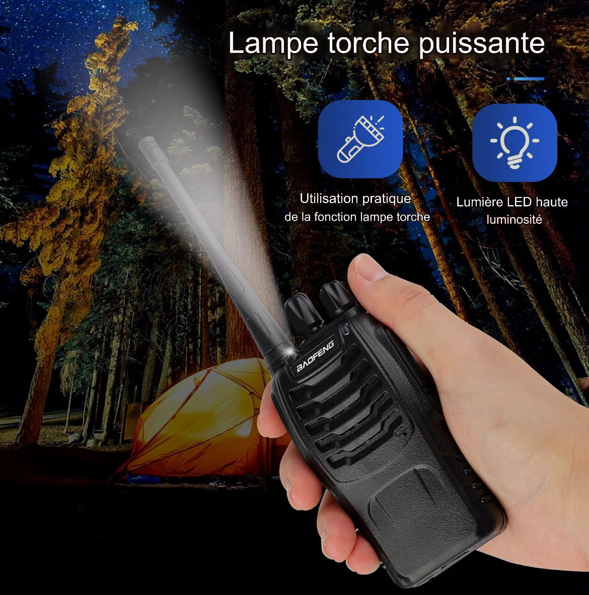 Talkie-Walkie BF 888S professionnel