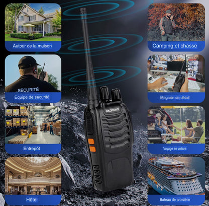 Talkie-Walkie BF 888S professionnel