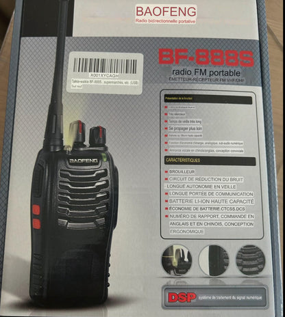 Talkie-Walkie BF 888S professionnel