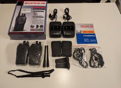 Talkie-Walkie BF 888S professionnel