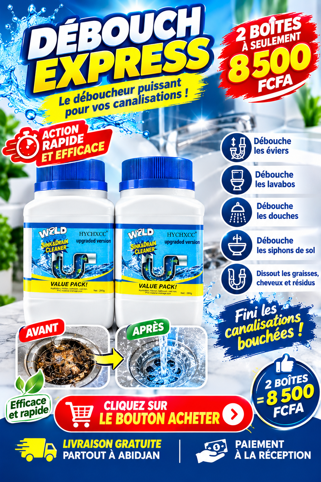 Déboucheur de canalisations