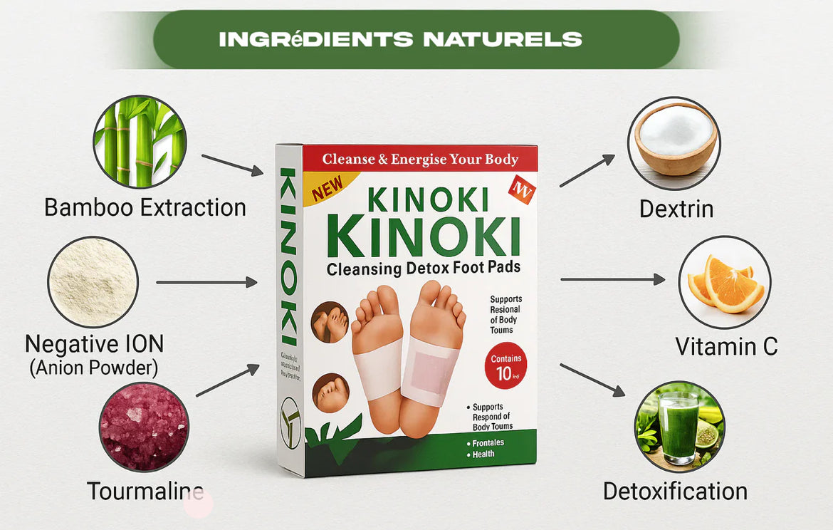 Patch Détox Naturel Pieds (KINOKI)