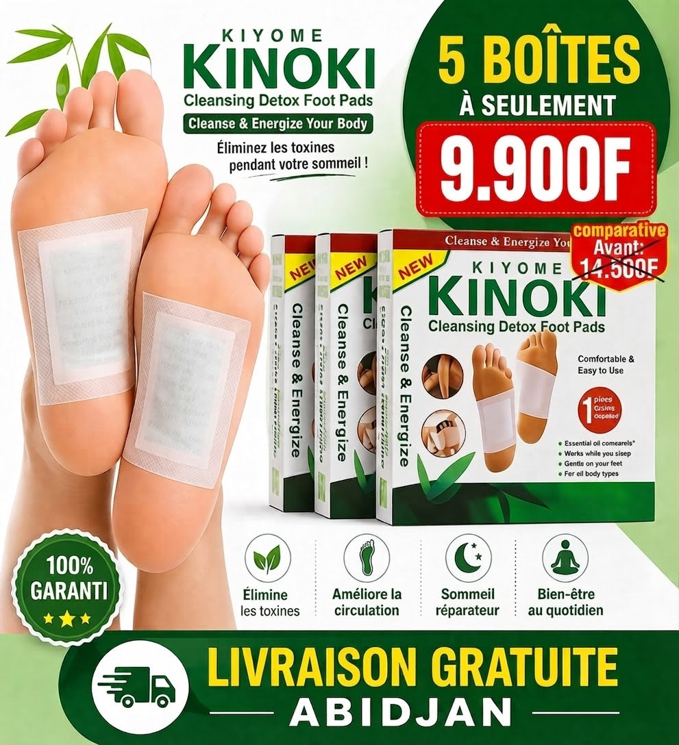 Patch Détox Naturel Pieds (KINOKI)